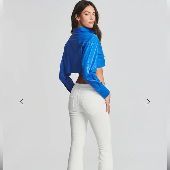 SER.O.YA Chi top 🔥NWT🔥 Royal blue coated 🖤 size XXS - Picture 2 of 7